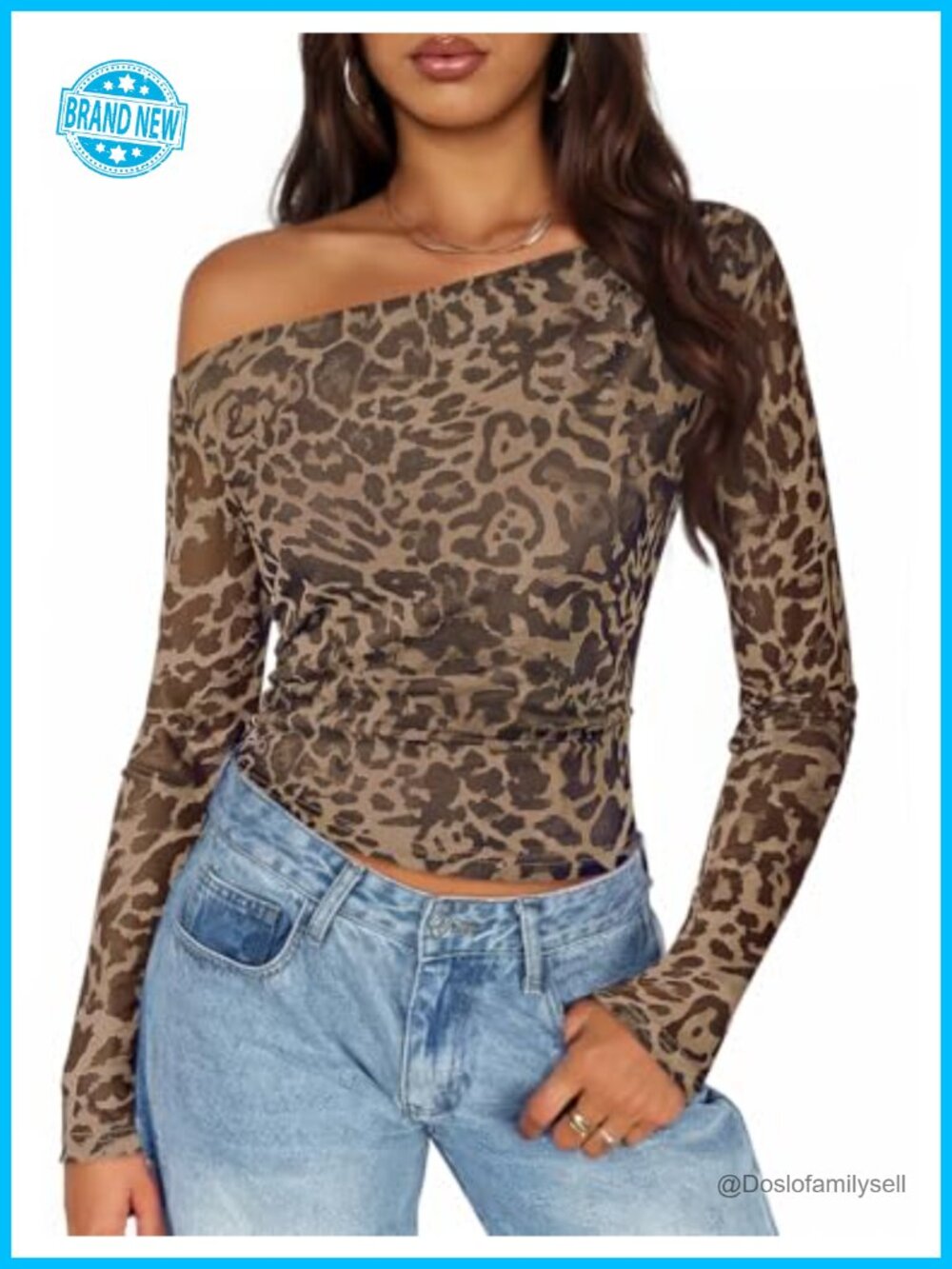 ZESICA Women's Floral Mesh Off Shoulder Long Sleeve Blouse